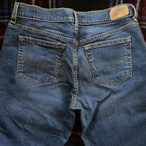 Levi's Dark Straight Jeans